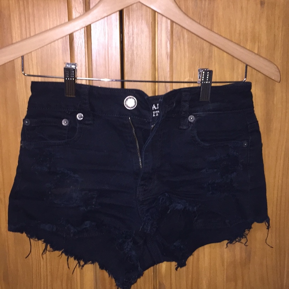 Black American Eagle Shorts